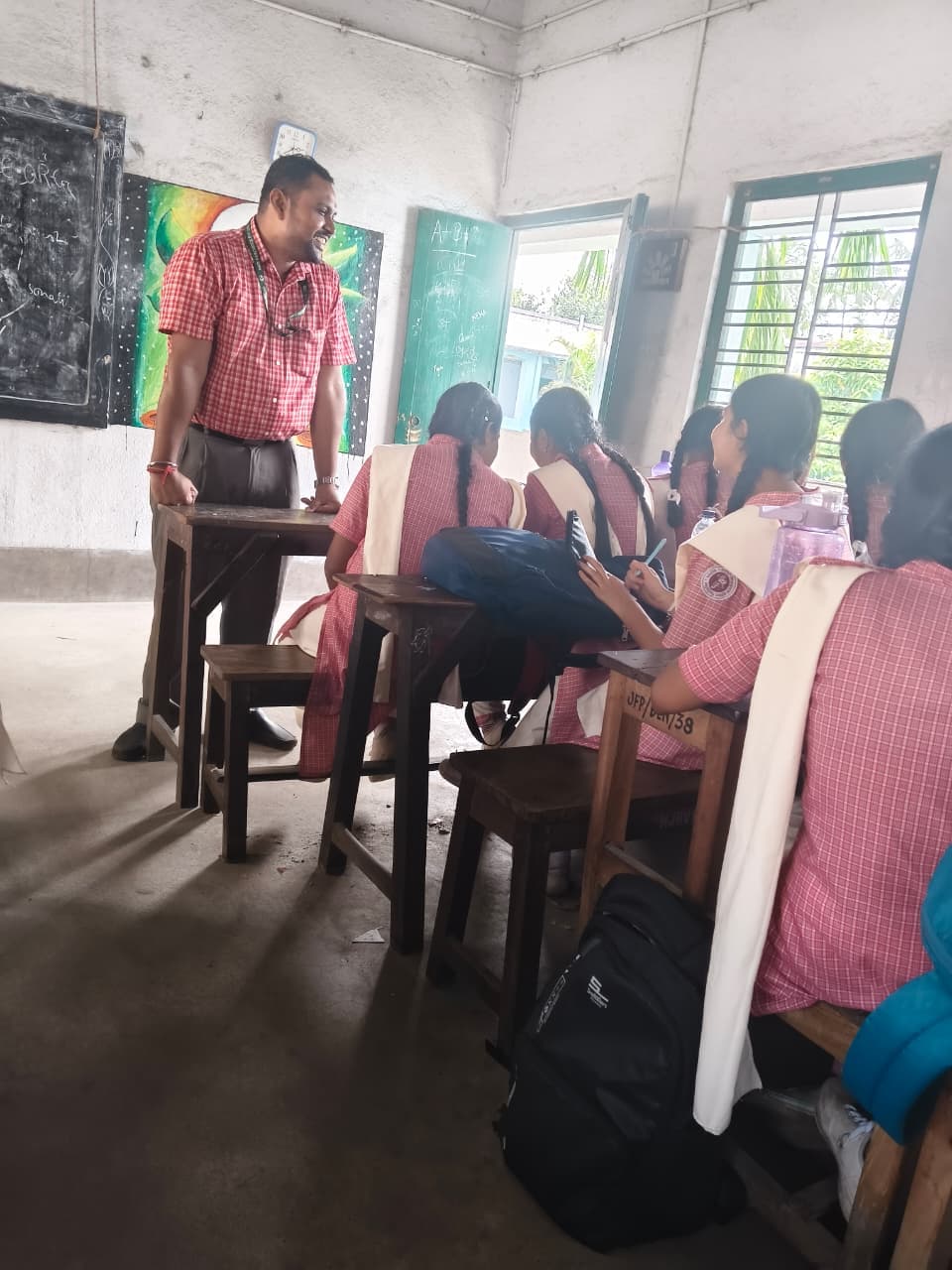 Addhyan Academy students and mentors