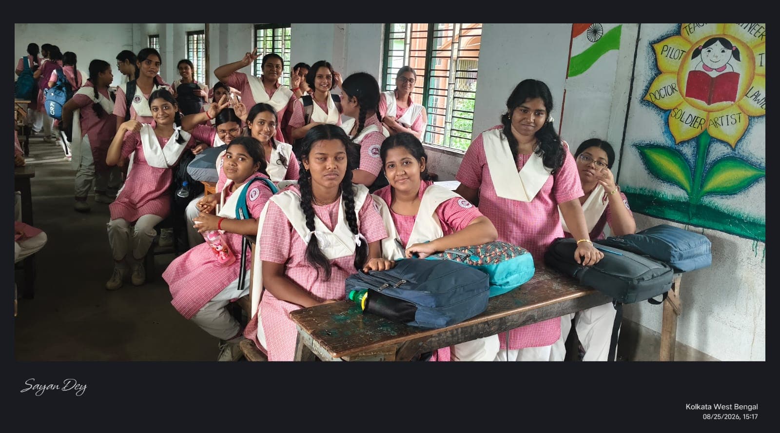 Addhyan Academy students and mentors