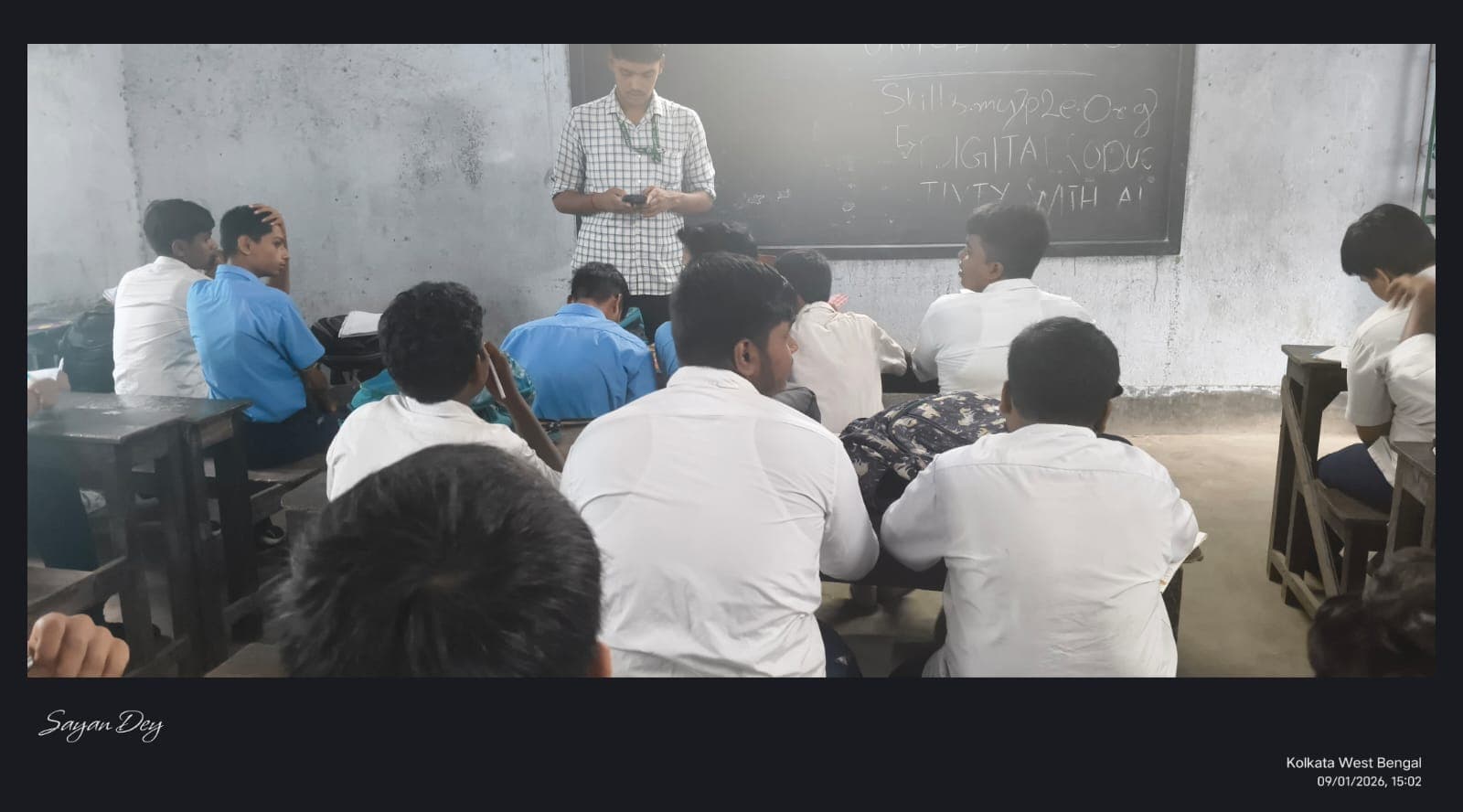 Addhyan Academy students and mentors