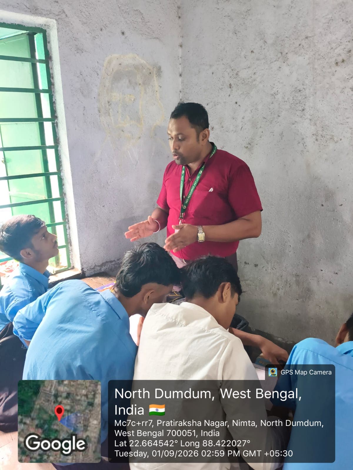 Addhyan Academy students and mentors