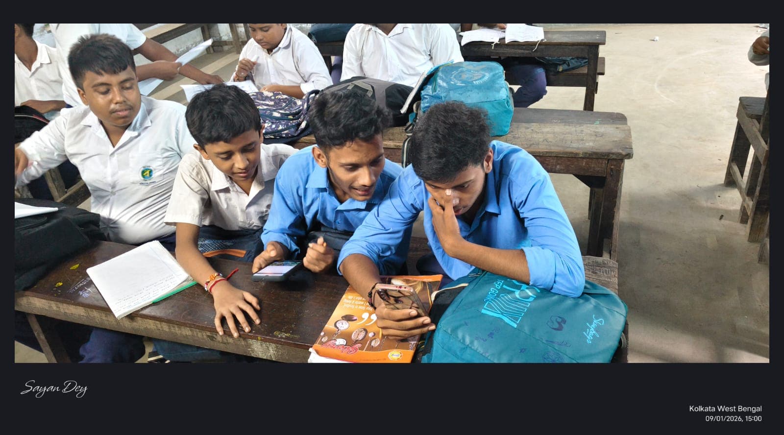 Addhyan Academy students and mentors