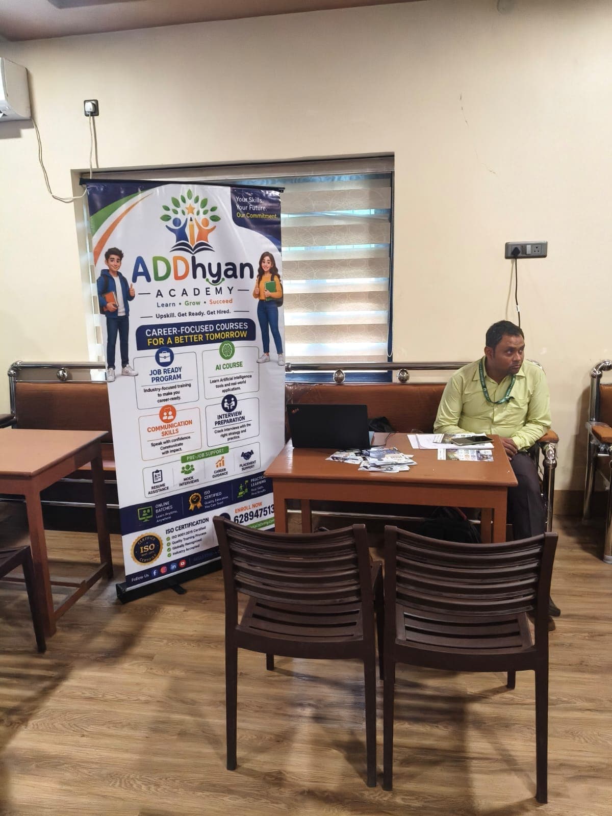 Addhyan Academy students and mentors