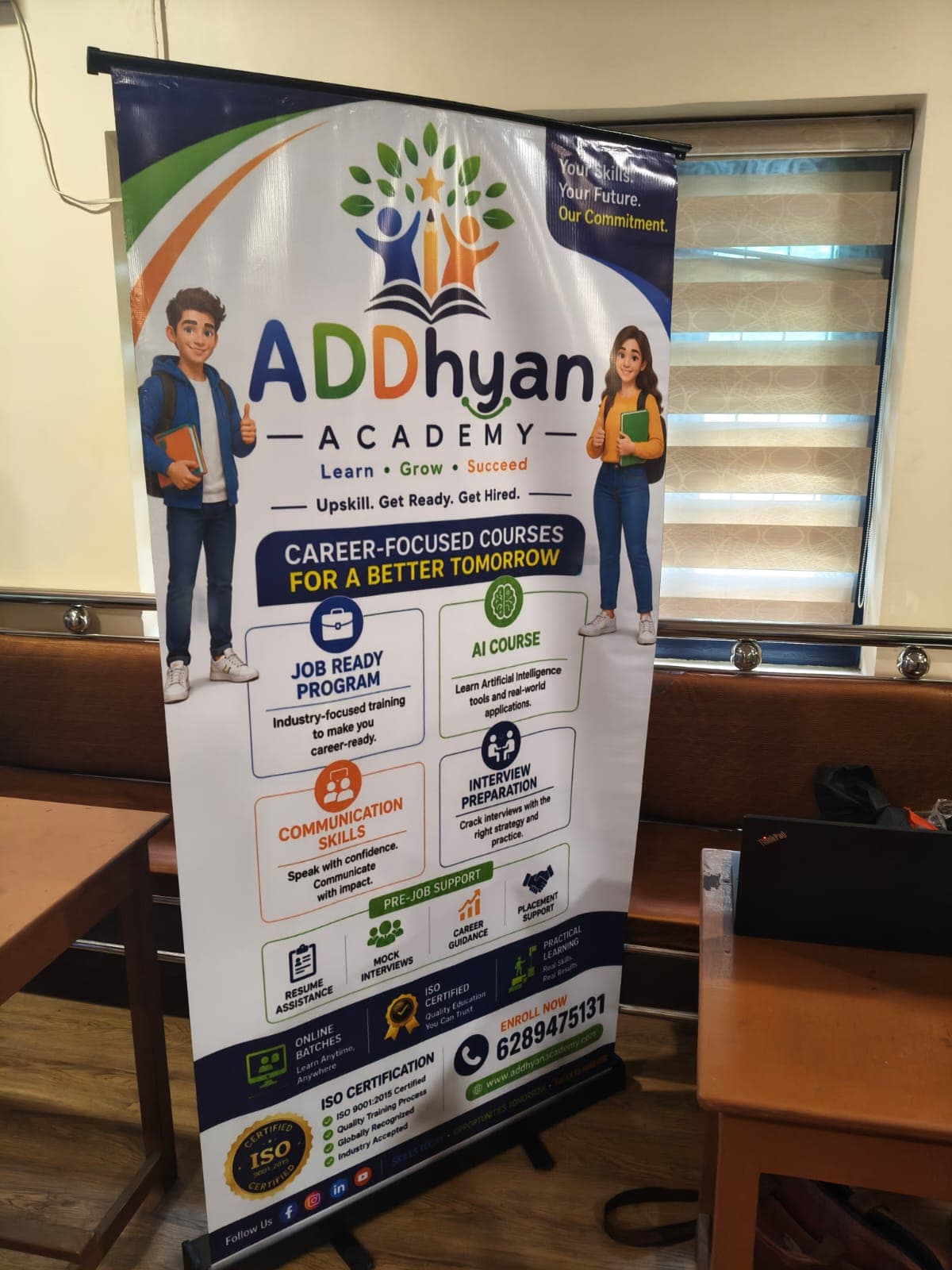 Addhyan Academy students and mentors