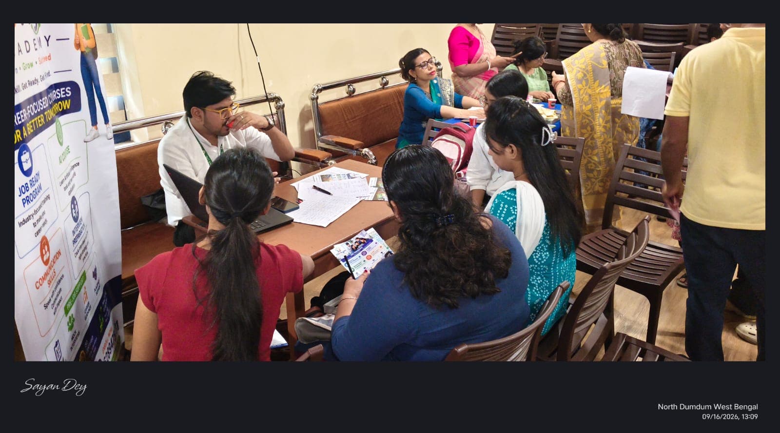 Addhyan Academy students and mentors