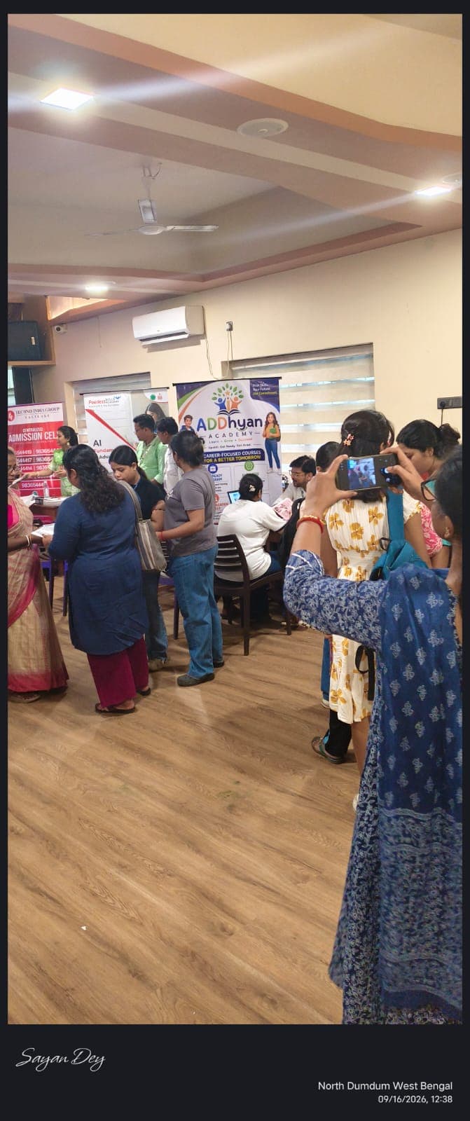 Addhyan Academy students and mentors