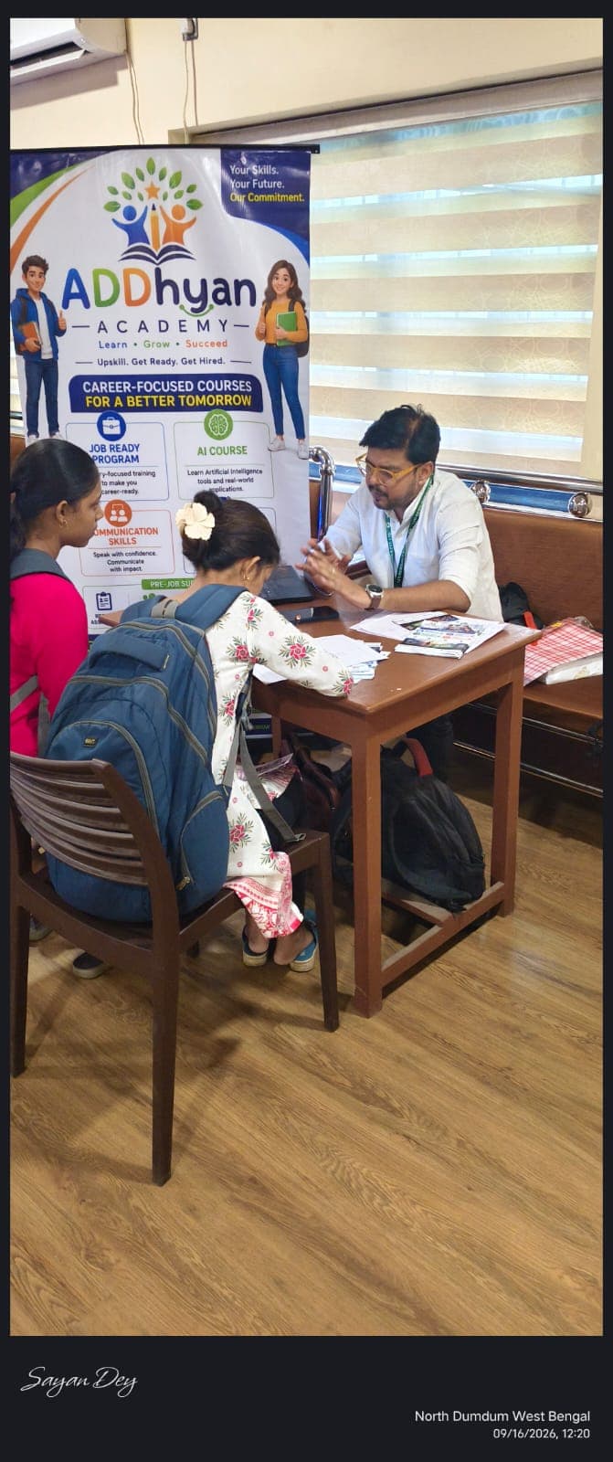 Addhyan Academy students and mentors