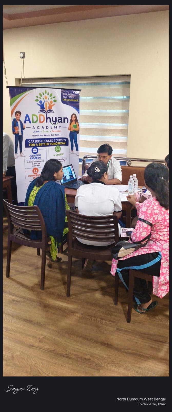 Addhyan Academy students and mentors
